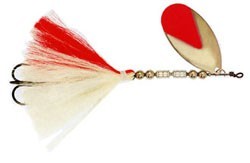 Блесны фирмы yakima bait. Расцветка NIC/NIC/WH